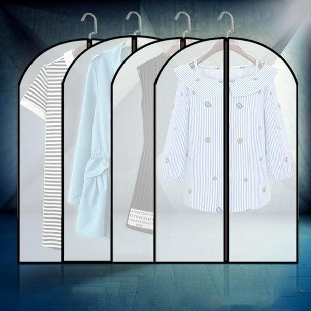Breathable Zipper Type Suit Cover Hanging Garment Clothes Protector Bags 60*80cm